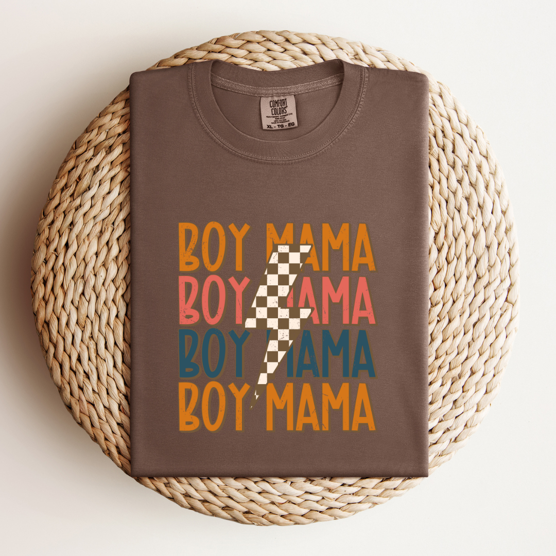 Destressed Boy Mama Tee