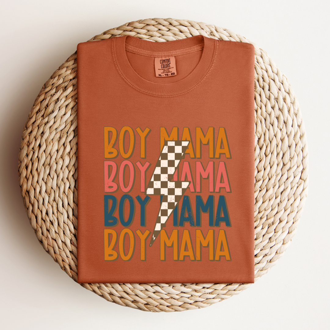 Destressed Boy Mama Tee