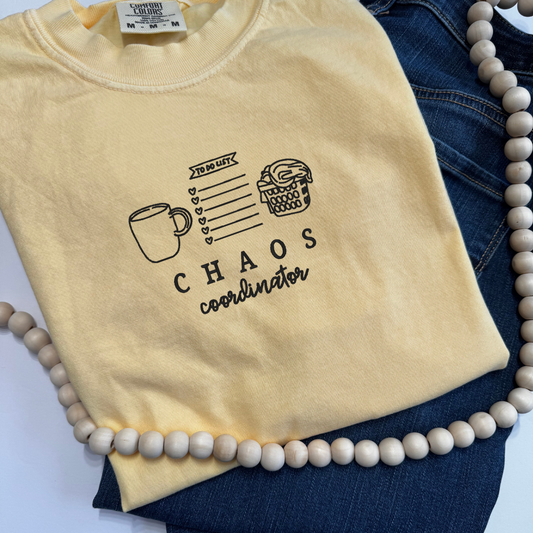 Embroidered Chaos Coordinator Tee
