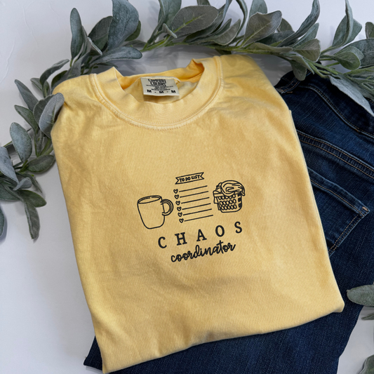 Embroidered Chaos Coordinator Tee
