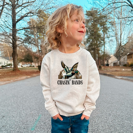 Chasin' Bands Toddler Crewneck