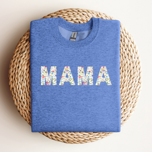 Mama in Flowers Crewneck