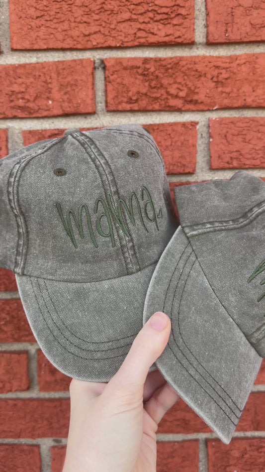 Embroidered Mama Hats