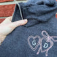 Embroidered Locket Quarter Zip Jackets