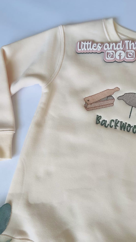 Embroidered Backwoods Boy Crewneck