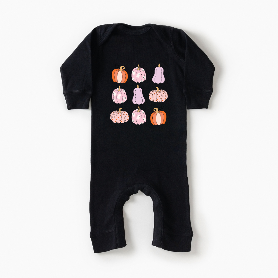 Pumpkin Love Infant Rib Coverall